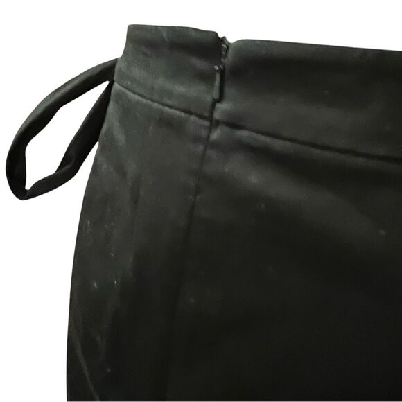 Maeve by Anthropologie Black Flounced Midi Skirt Size 14 Cotton Classic Cut - Picture 6 of 8